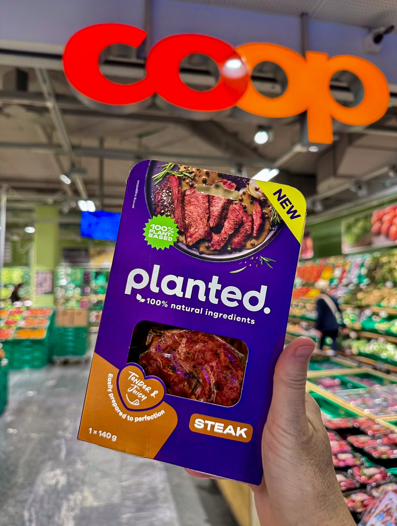 planted.steak in retail