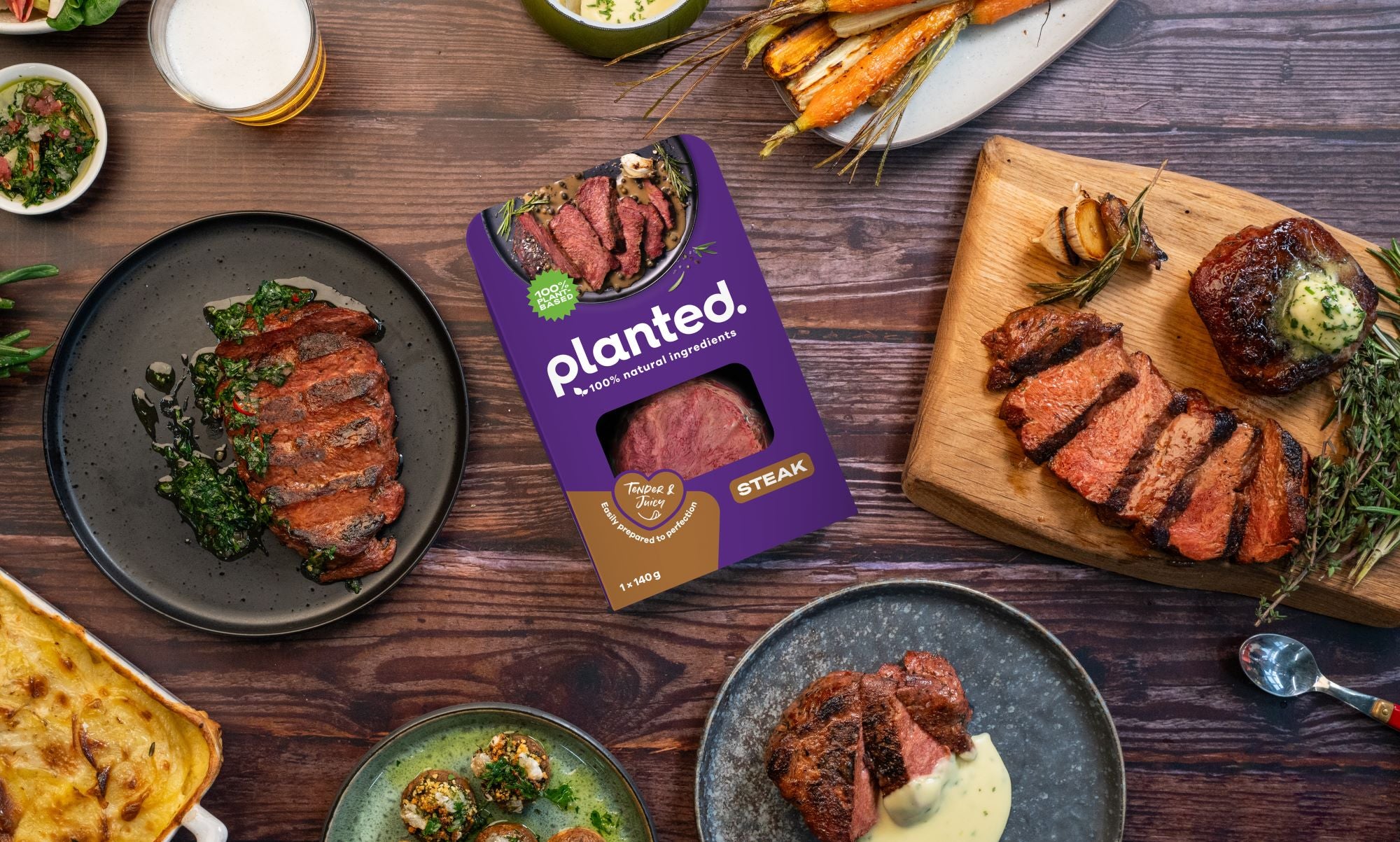 planted.steak in retail